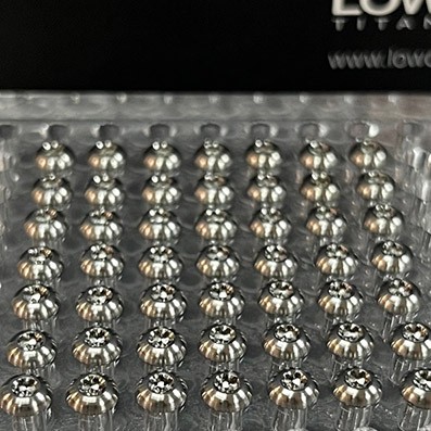 200 Screws ISO 7380 Torx T10 M3x6 mm. de Titanio gr. 5 (6Al4V)